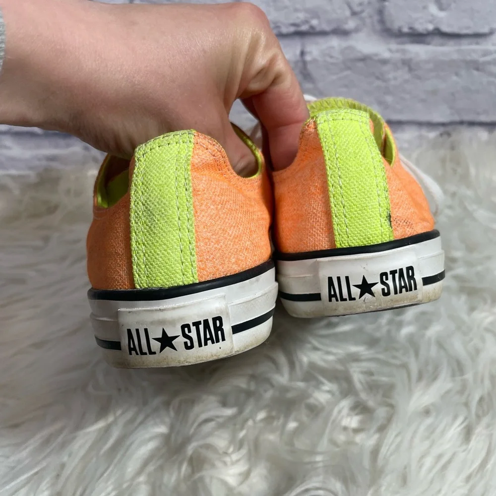 Converse All Star Light Orange‎ Double Tongue Sneaker junior Size 4